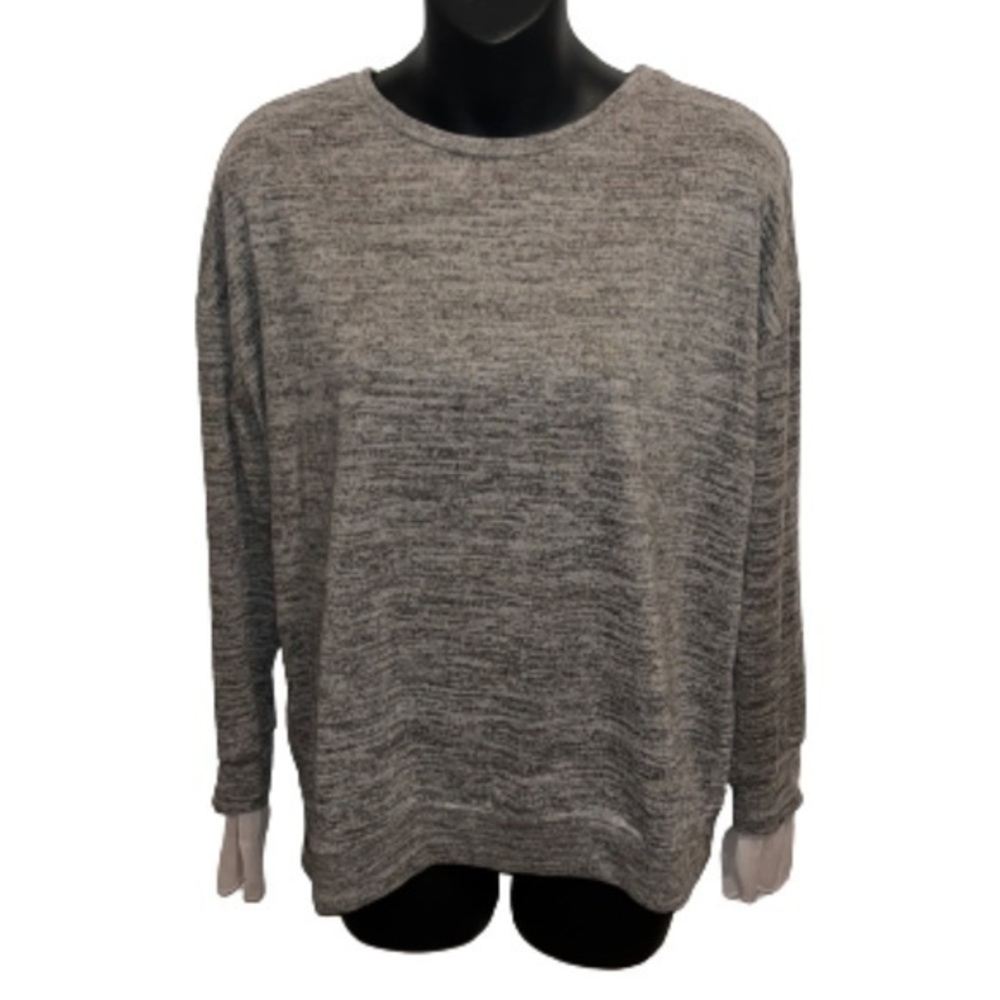 Zara gray long sleeve sweater size S